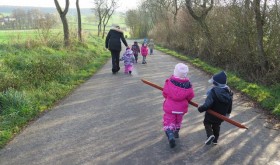 Besuch auf dem Bauernhof !